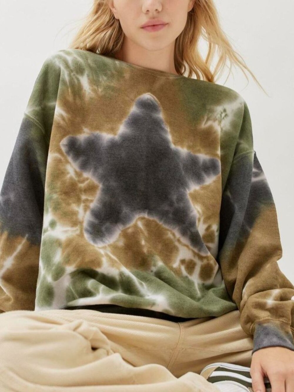 Urban Outfitters BDG Tie-Dye Star Sweatshirt